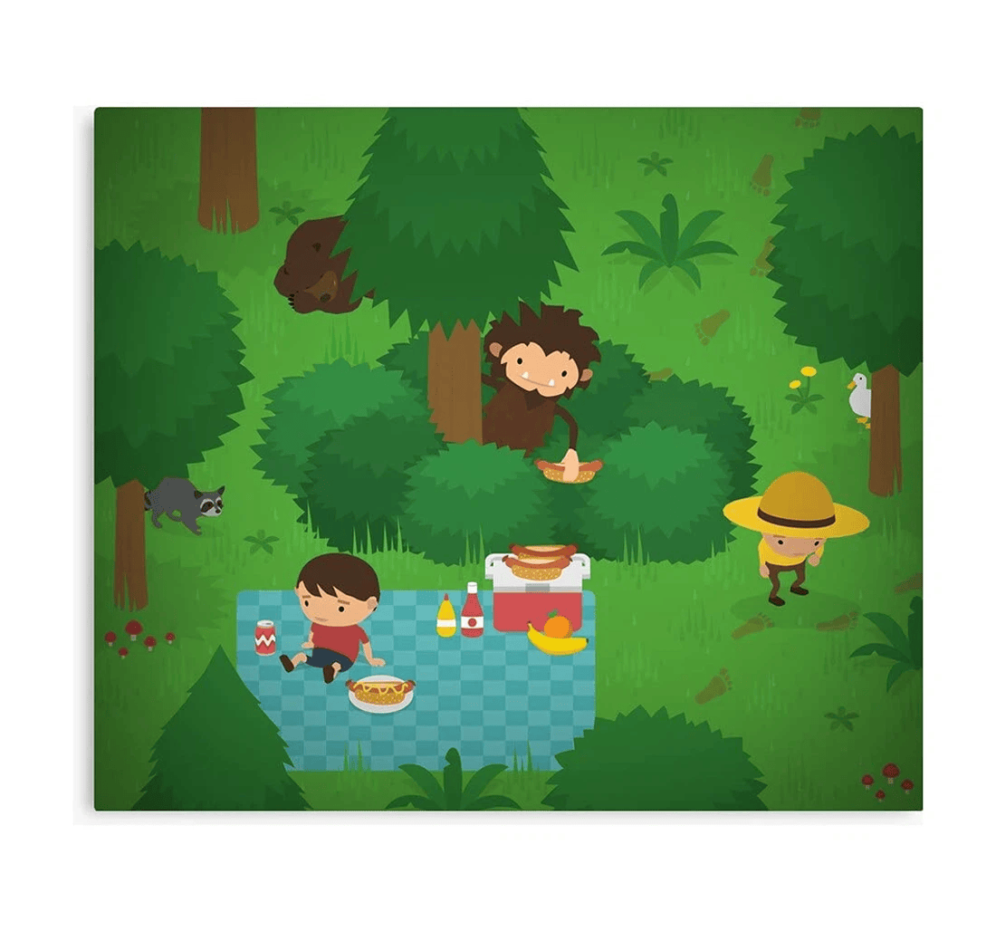 Poster, Canvas - Arcade Sasquatch Sneaky Game Indie I Fsgbercegeay All Trendy Print Framed Wall Art