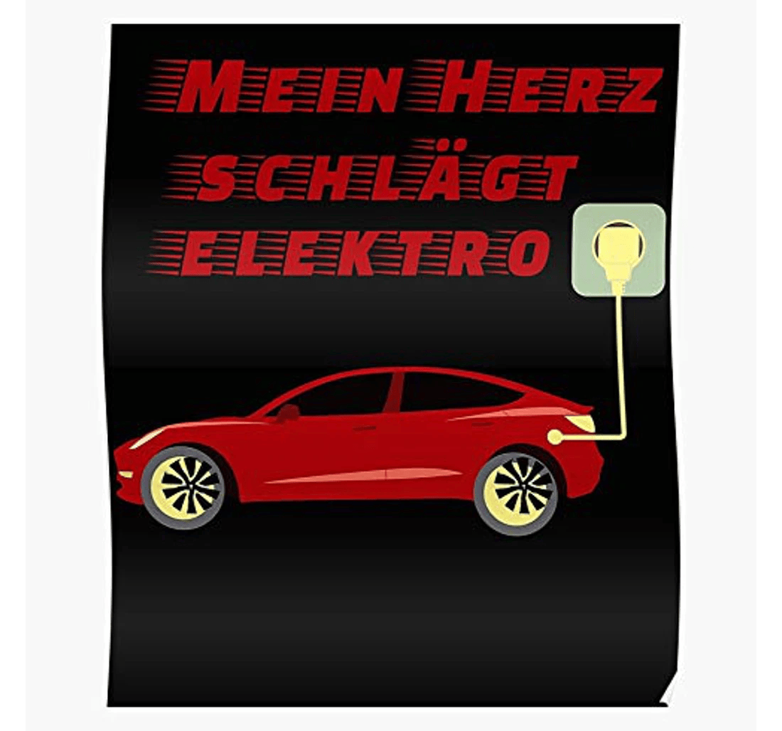 Poster, Canvas - E Mobility Station Charging Auto Electric Car I Electric Impressive And Trendy Or Desk Mount Options I Customize Print Framed Wall Art