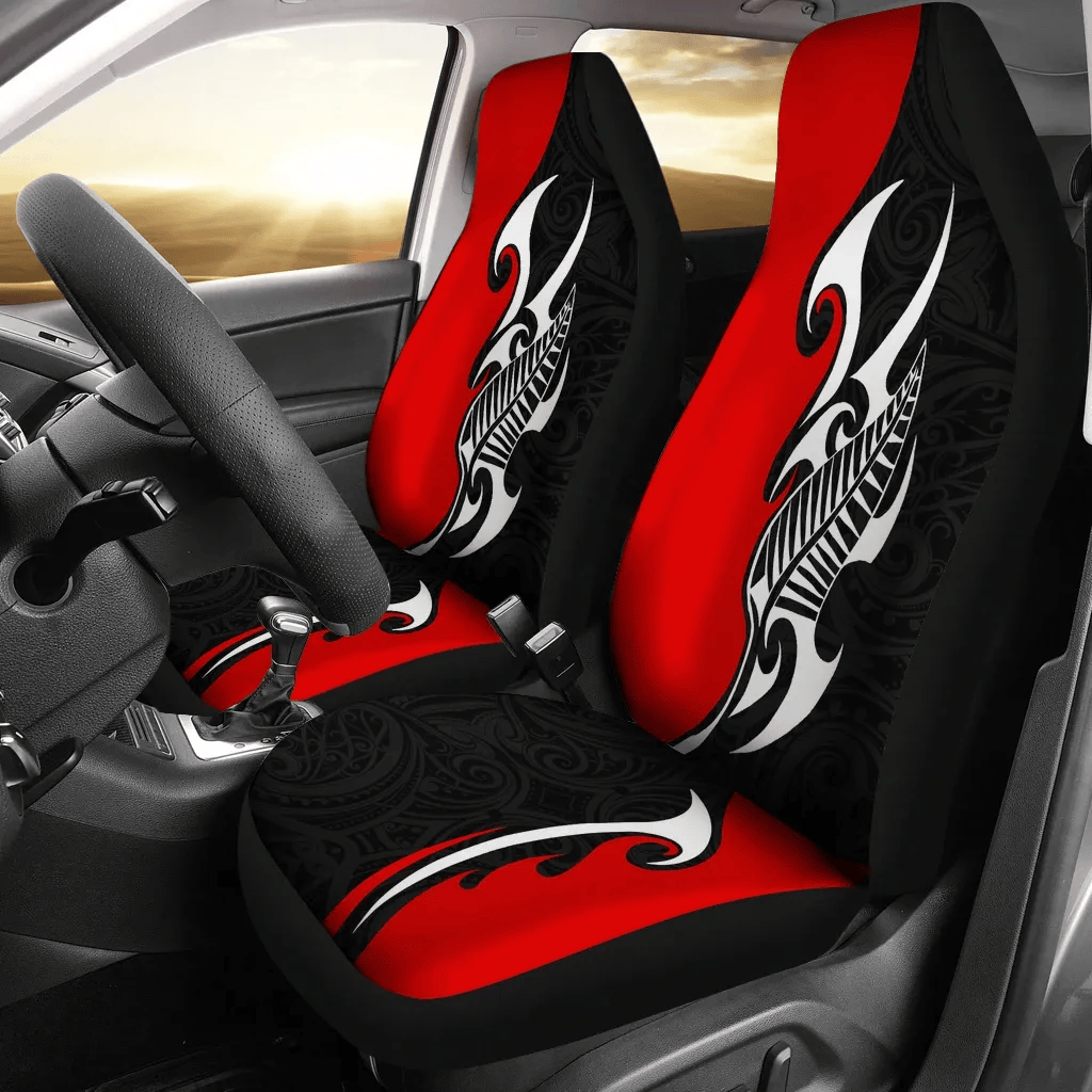 Personalized New Zealand Maori Special Style Bn Universal Front Car Seat Cover