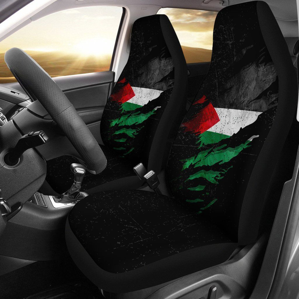 Personalized Palestine In Me Special Grunge Style A Universal Front Car Seat Cover