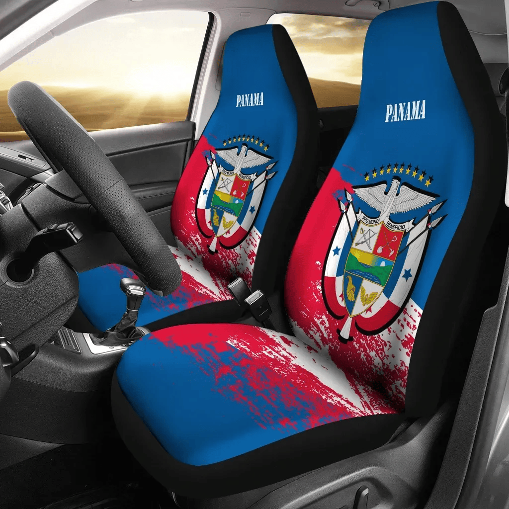 Personalized Panama Special A Universal Front Car Seat Cover