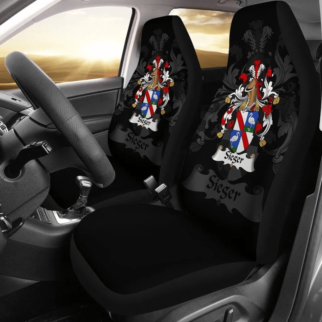 Personalized Sieger Germany German Family Crest A Universal Front Car Seat Cover