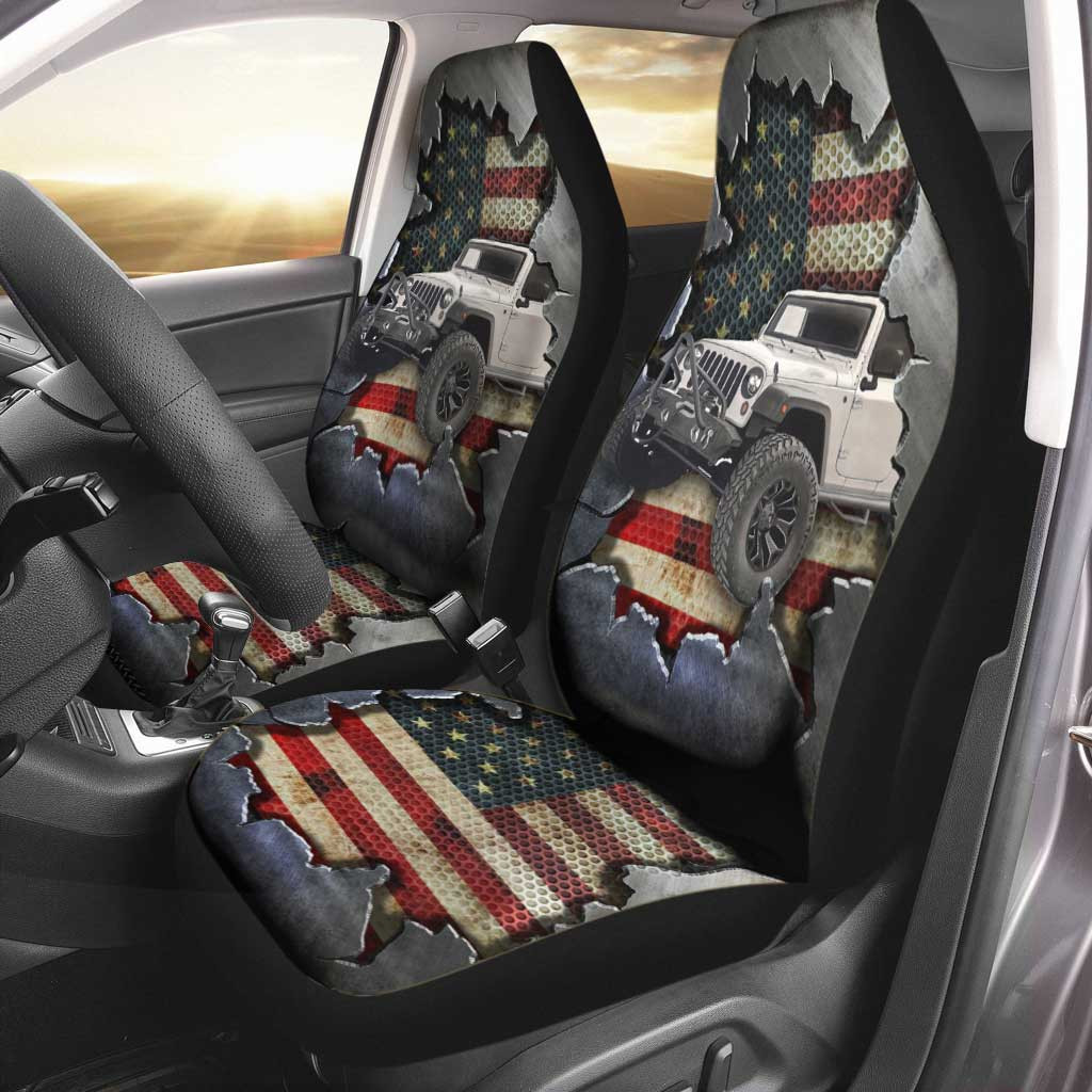 Personalized Patriot Club Independence Universal Front Car Seat Cover