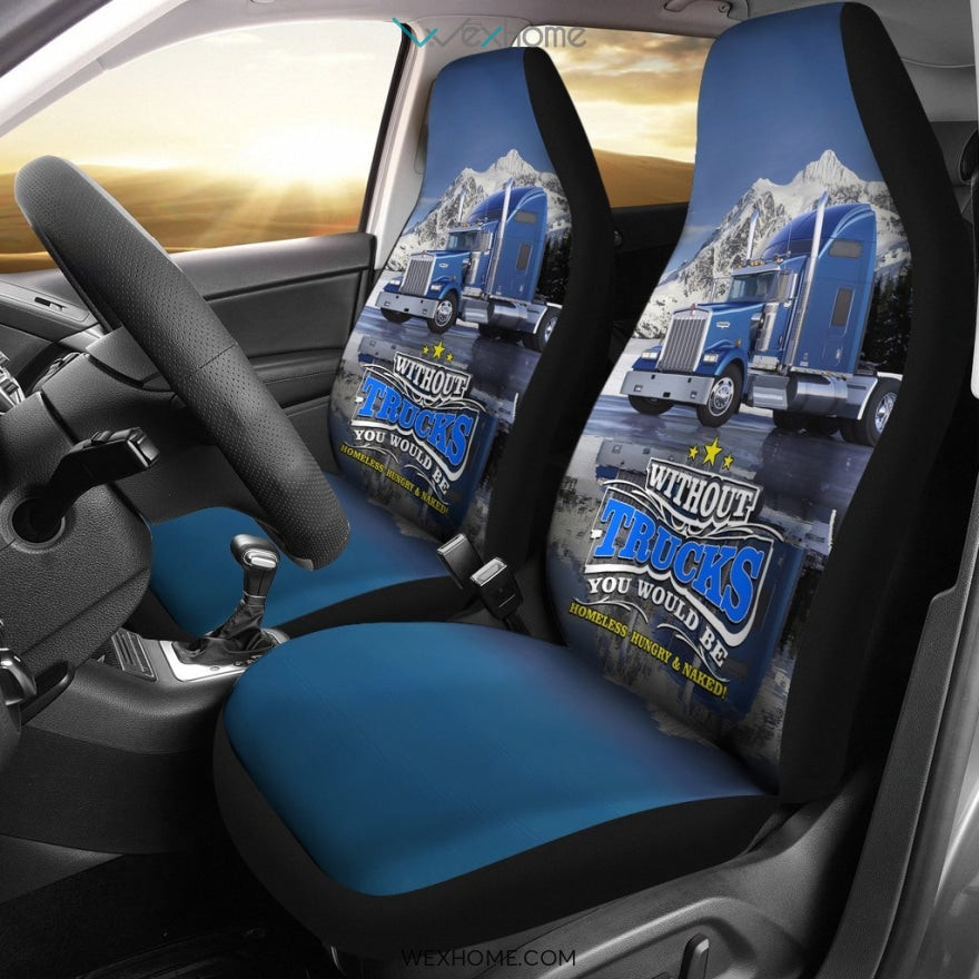 Personalized Kenworth T Universal Front Car Seat Cover