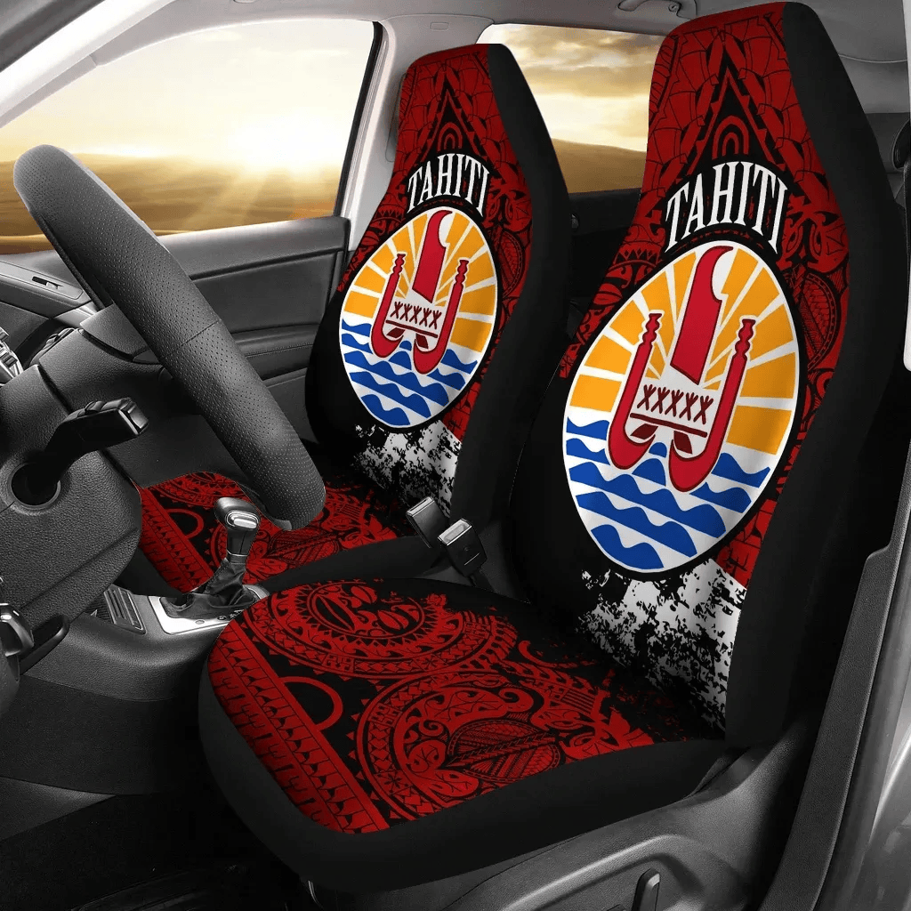 Personalized Tahiti Special A Universal Front Car Seat Cover