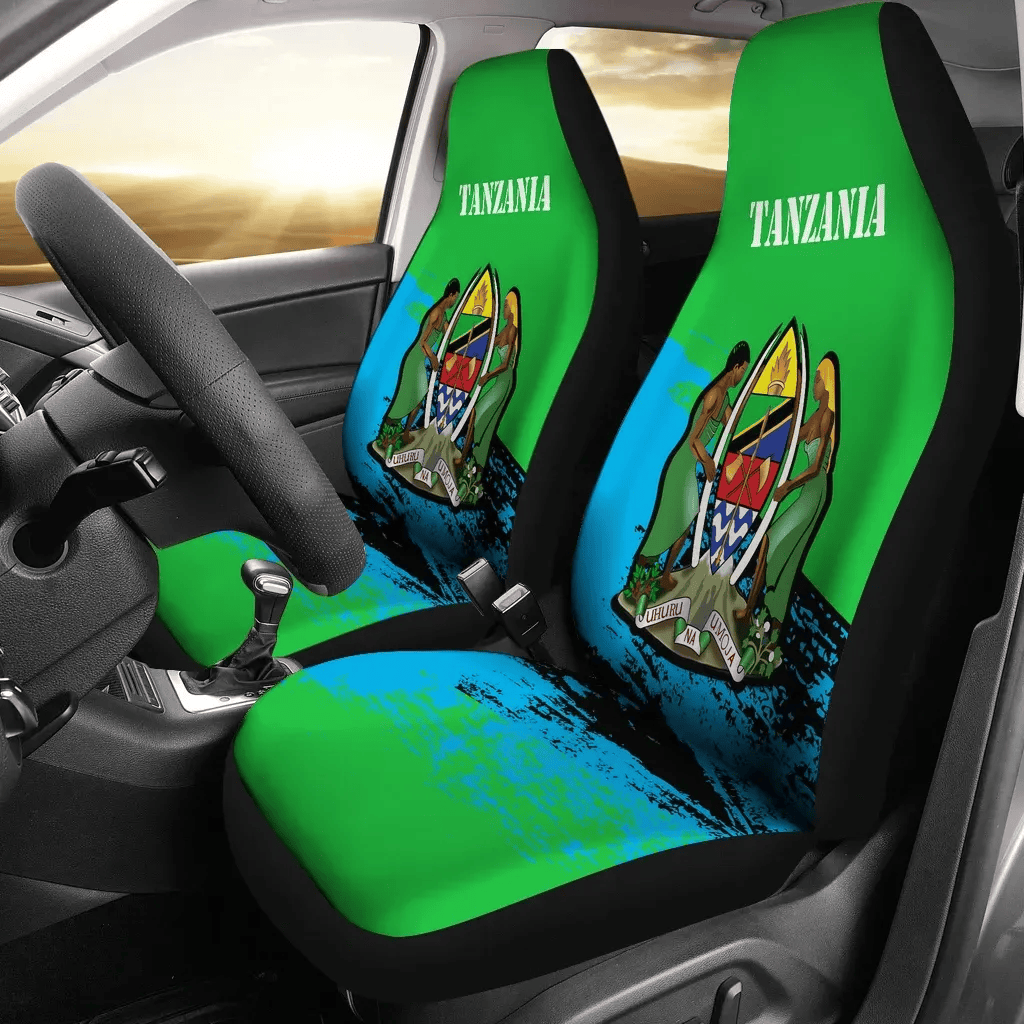 Personalized Tanzania Special A Universal Front Car Seat Cover