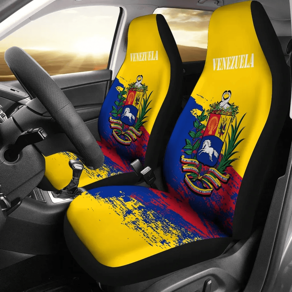 Personalized Venezuela Special A Universal Front Car Seat Cover