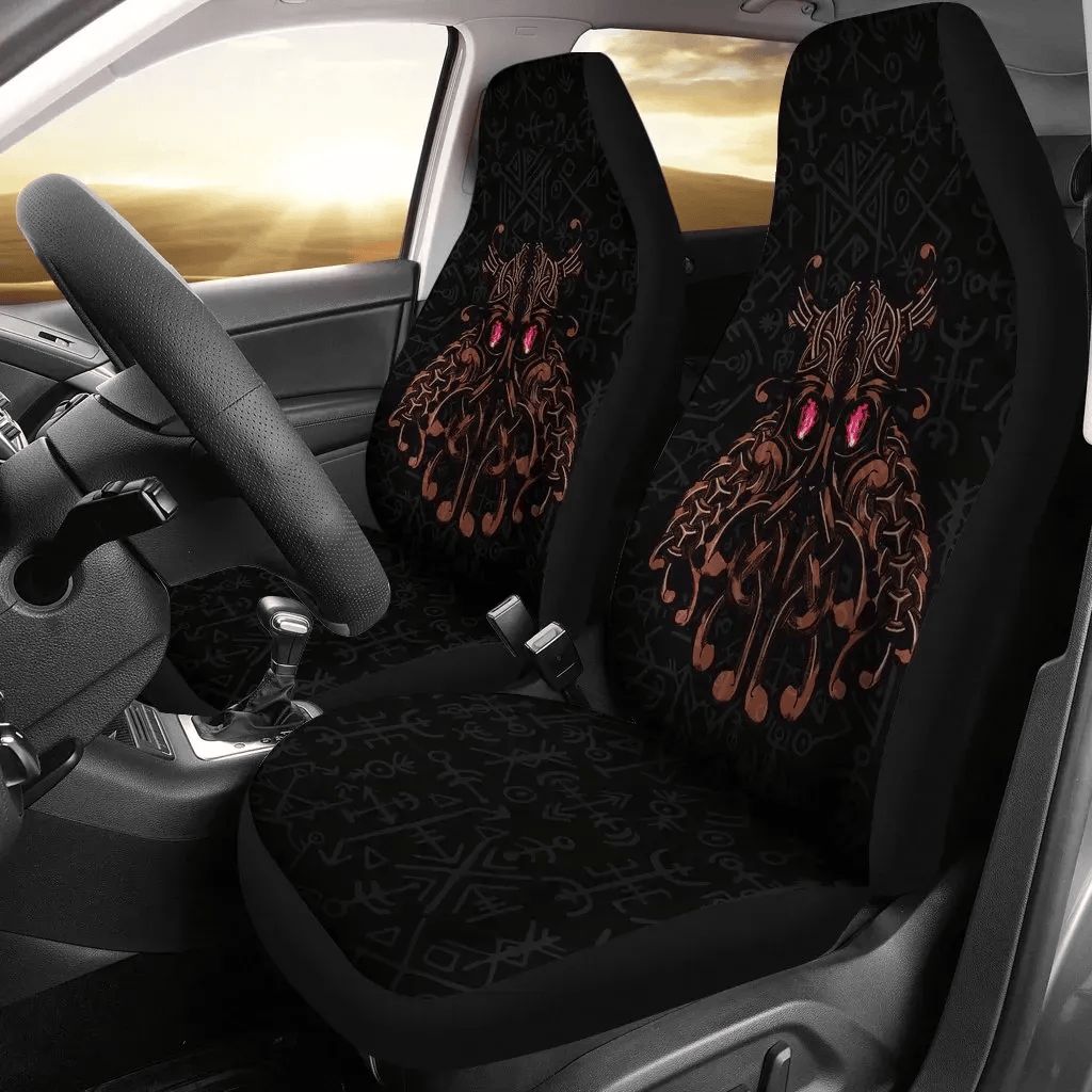 Personalized Viking Odin Special A Universal Front Car Seat Cover