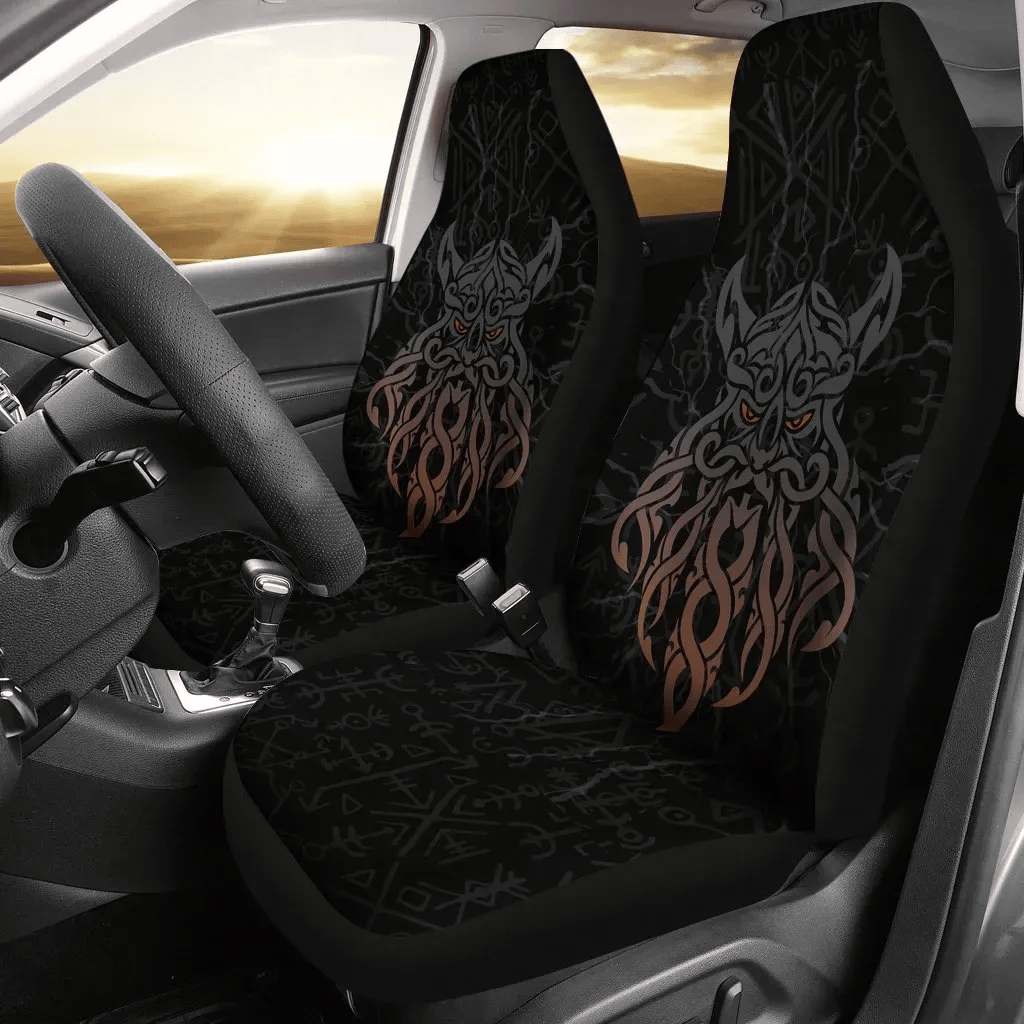 Personalized Viking Odin Special A Universal Front Car Seat Cover
