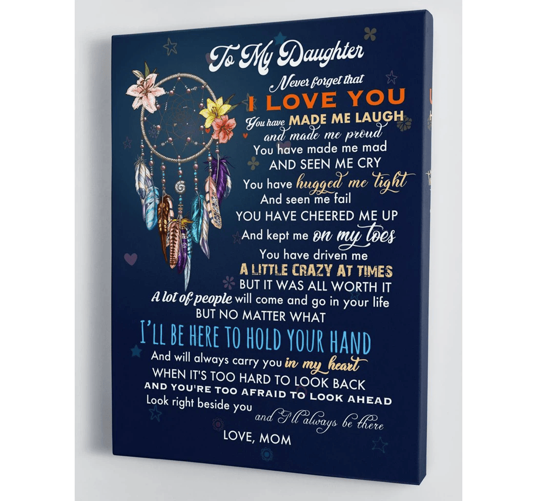 Poster, Canvas - A Special To Daughter Her Or Print Framed Wall Art