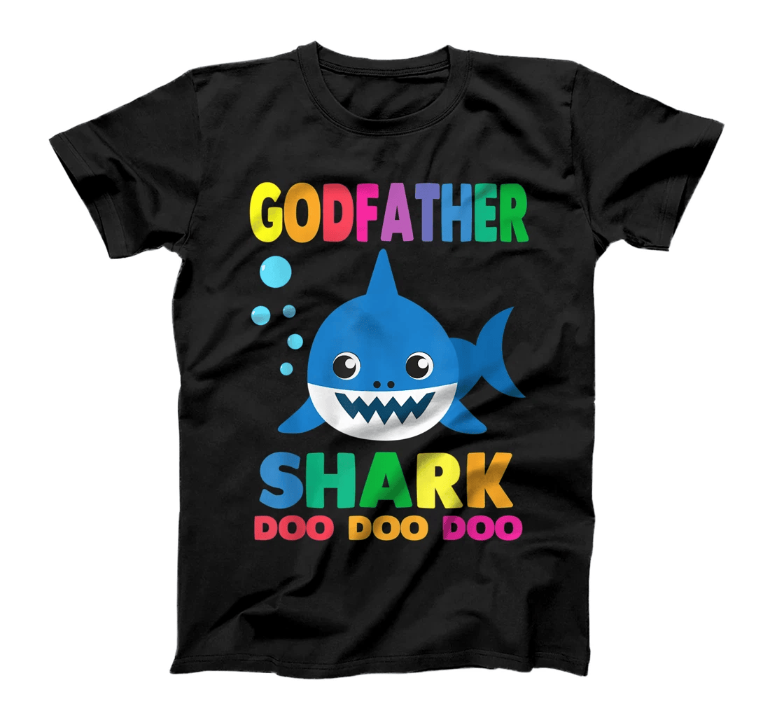 Godfather Shark T-Shirt Doo Doo Funny Baby Mommy Kids T-Shirt