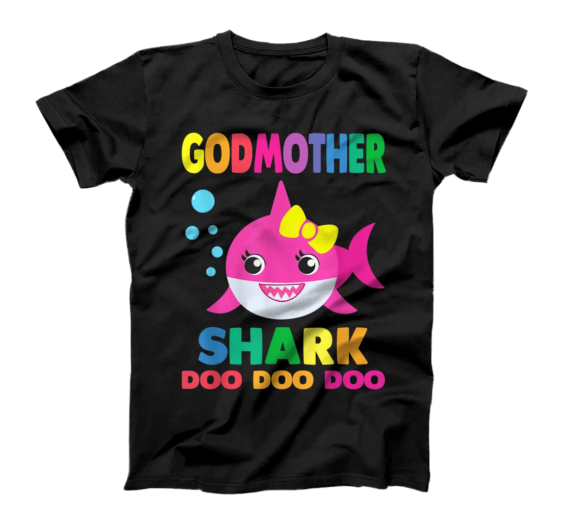 Godmother Shark T-Shirt Doo Doo Funny Baby Mommy Kids T-Shirt