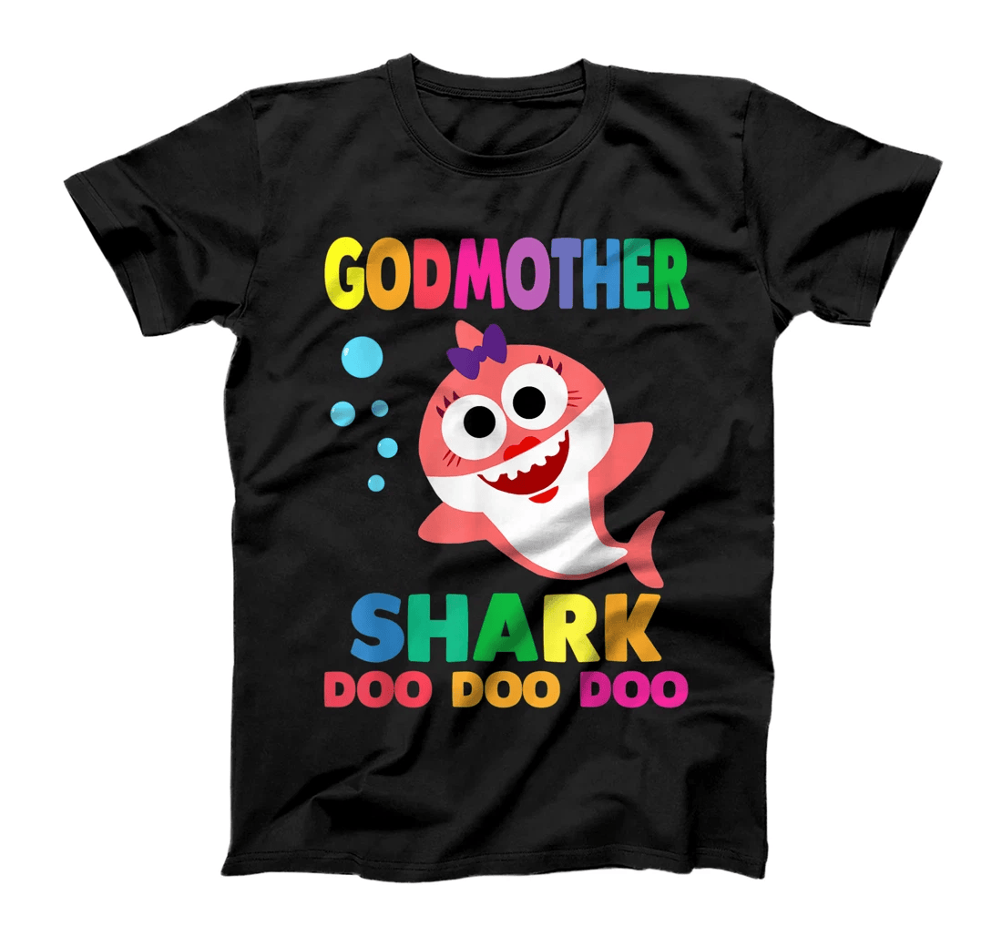 Godmother Shark T-Shirt Doo Doo Funny Baby Mommy Kids T-Shirt