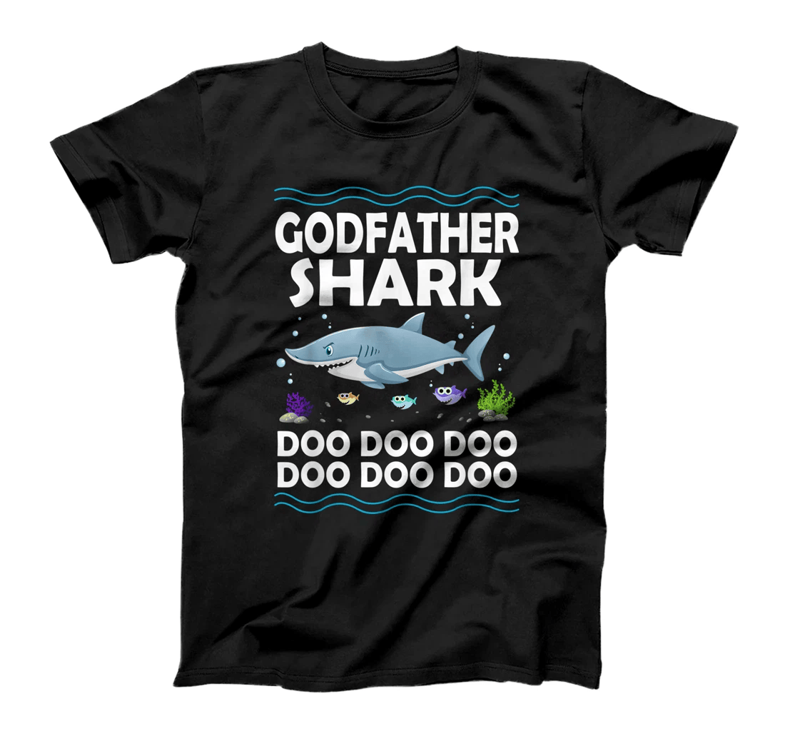 Godfather Shark T-Shirt Doo Doo Funny Baby Mommy Kids T-Shirt