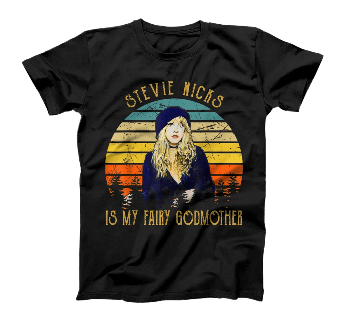 Graphic Stevie shirts Nicks Rock Music Is My Fairy Godmother T-Shirt