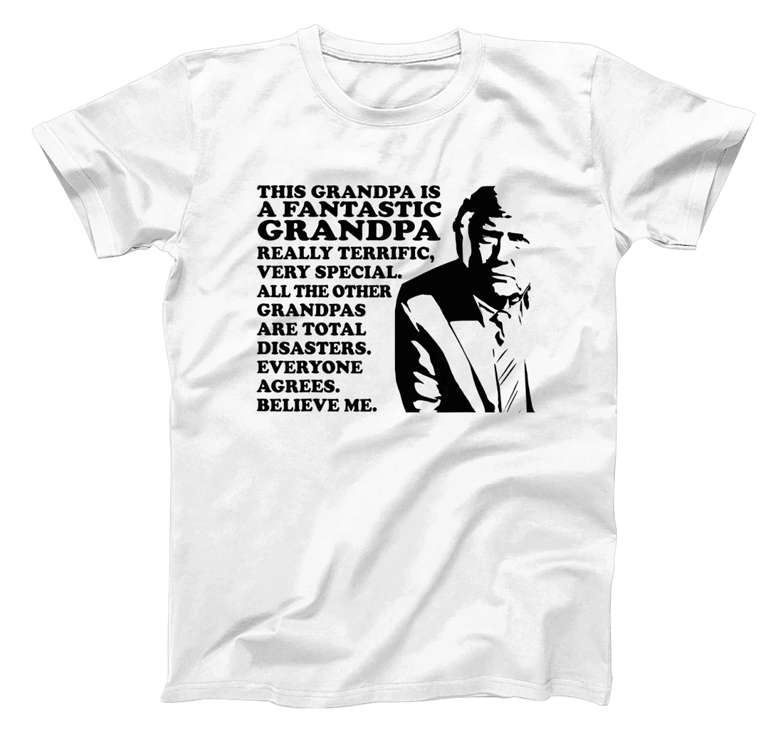 Mens Funny Trump Fathers Day Maga Grandpa Trump Lover 2021 T-Shirt