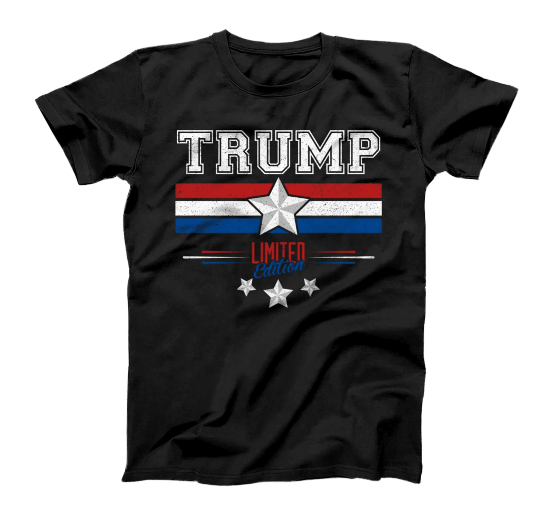 Trump T-Shirt USA Flag Trump Name Birthday Shirt Gift T-Shirt