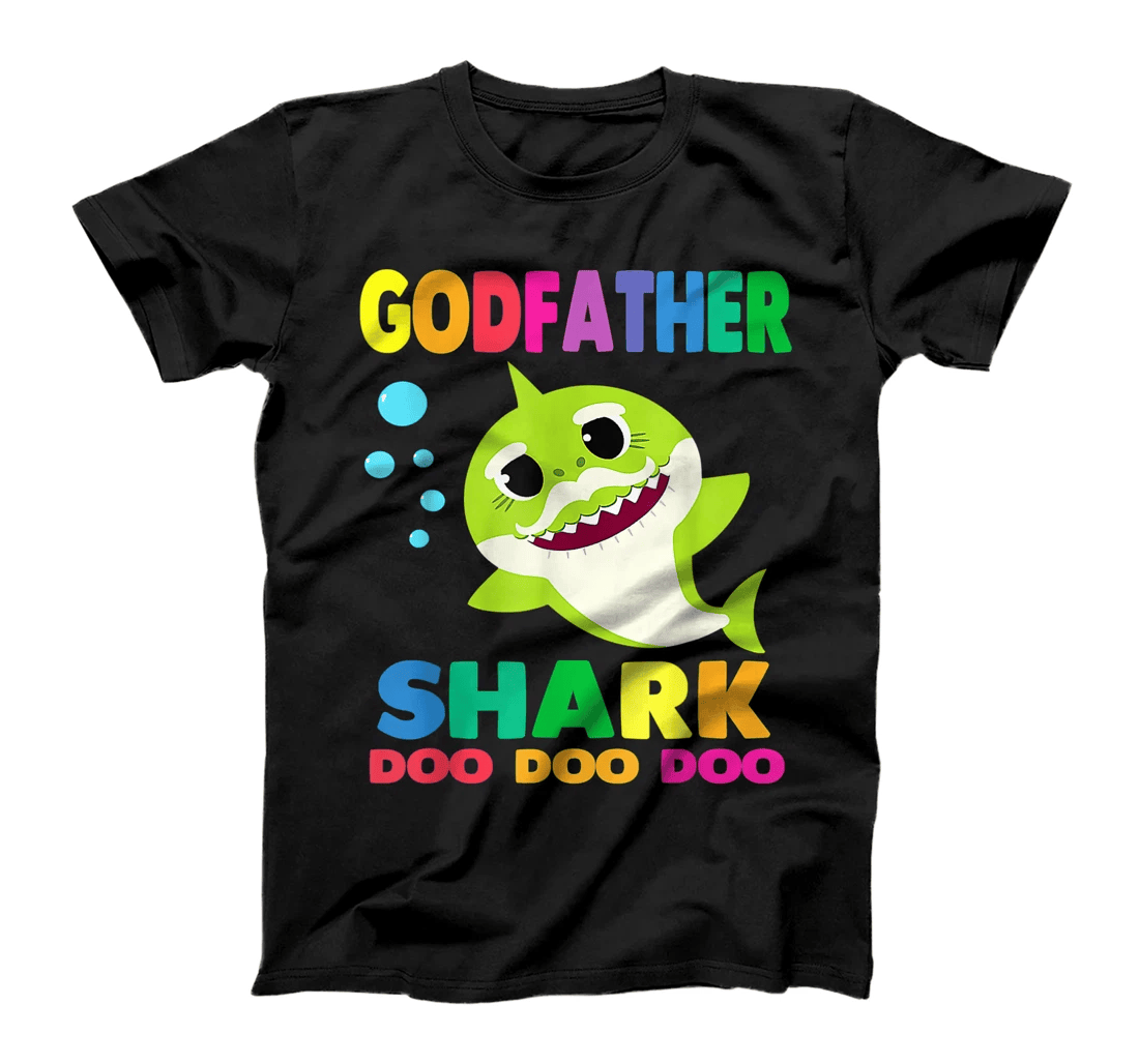 Godfather Shark T-Shirt Doo Doo Funny Baby Mommy Kids T-Shirt