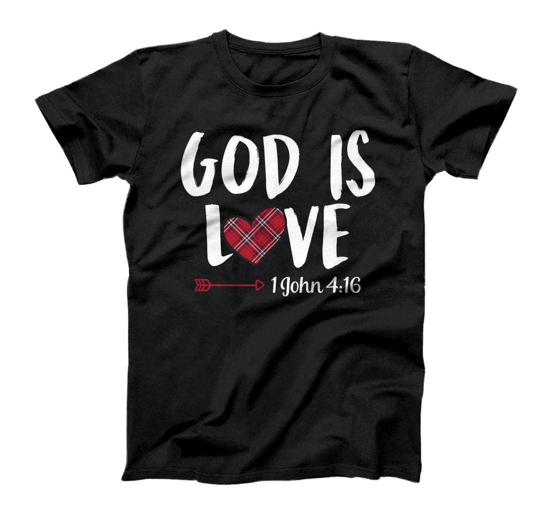 God Is Love 1 John 4 16 Christian Bible Valentines Day Gift T-Shirt