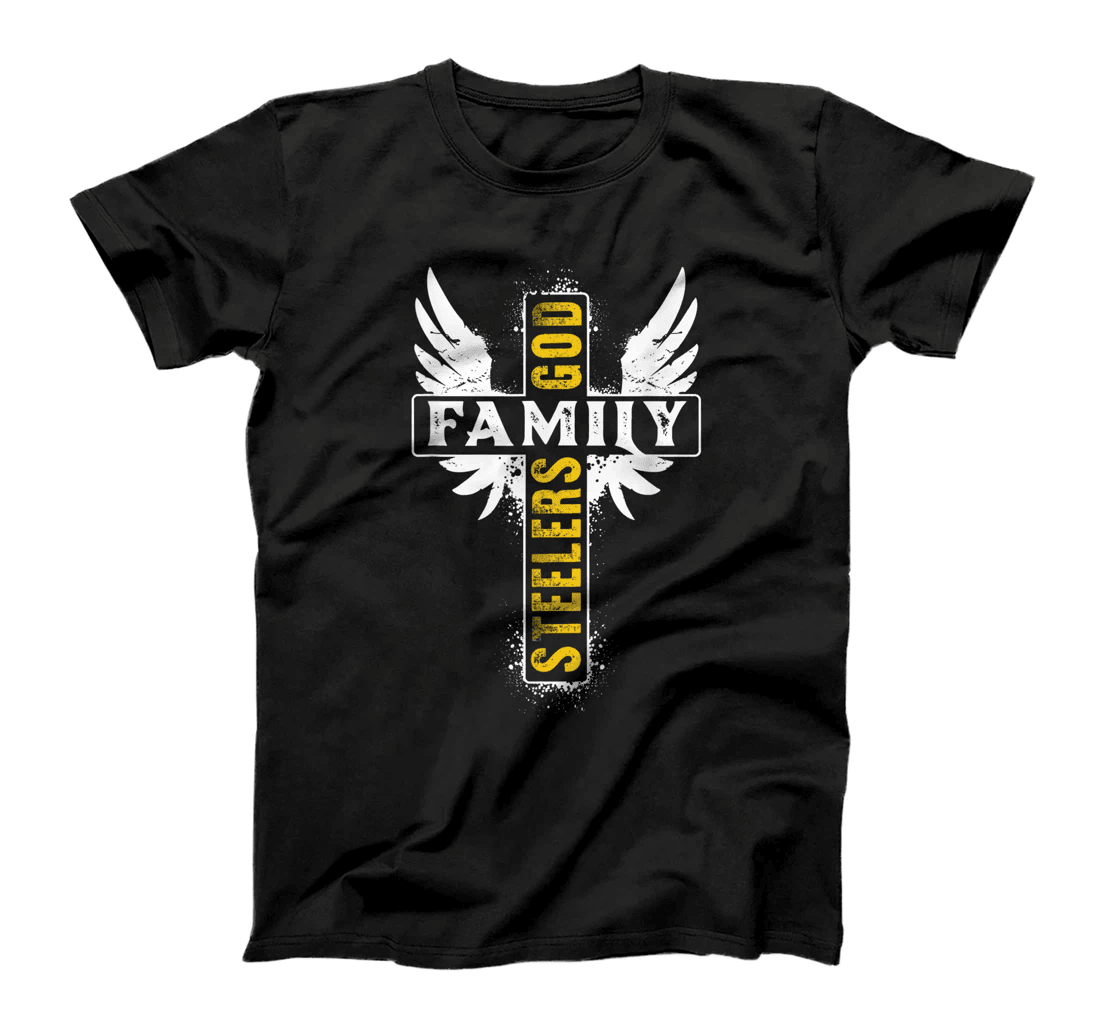 God Family Steelers Father's Day Gift Shirts T-Shirt