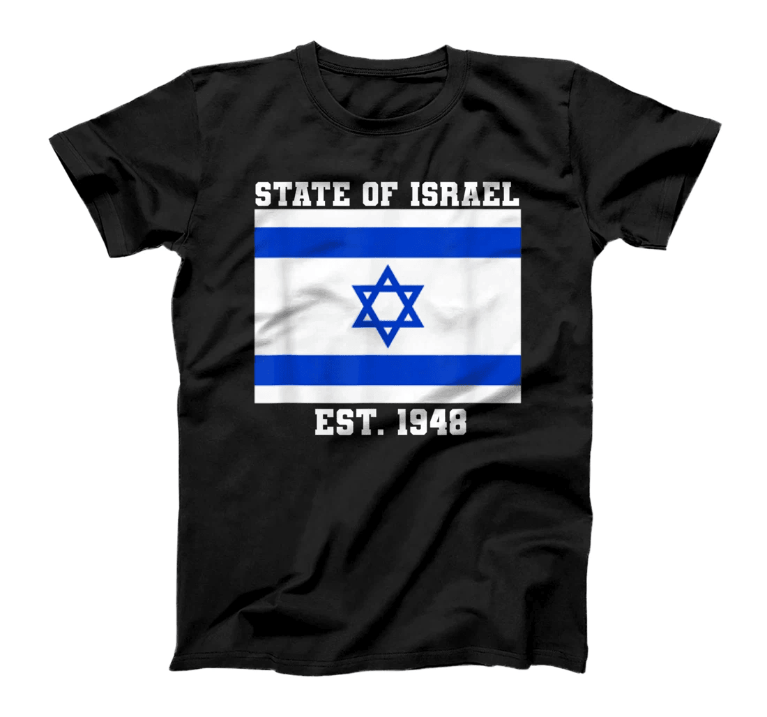 Jewish State Of Israel Flag Est. 1948 Independence Day 73 T-Shirt