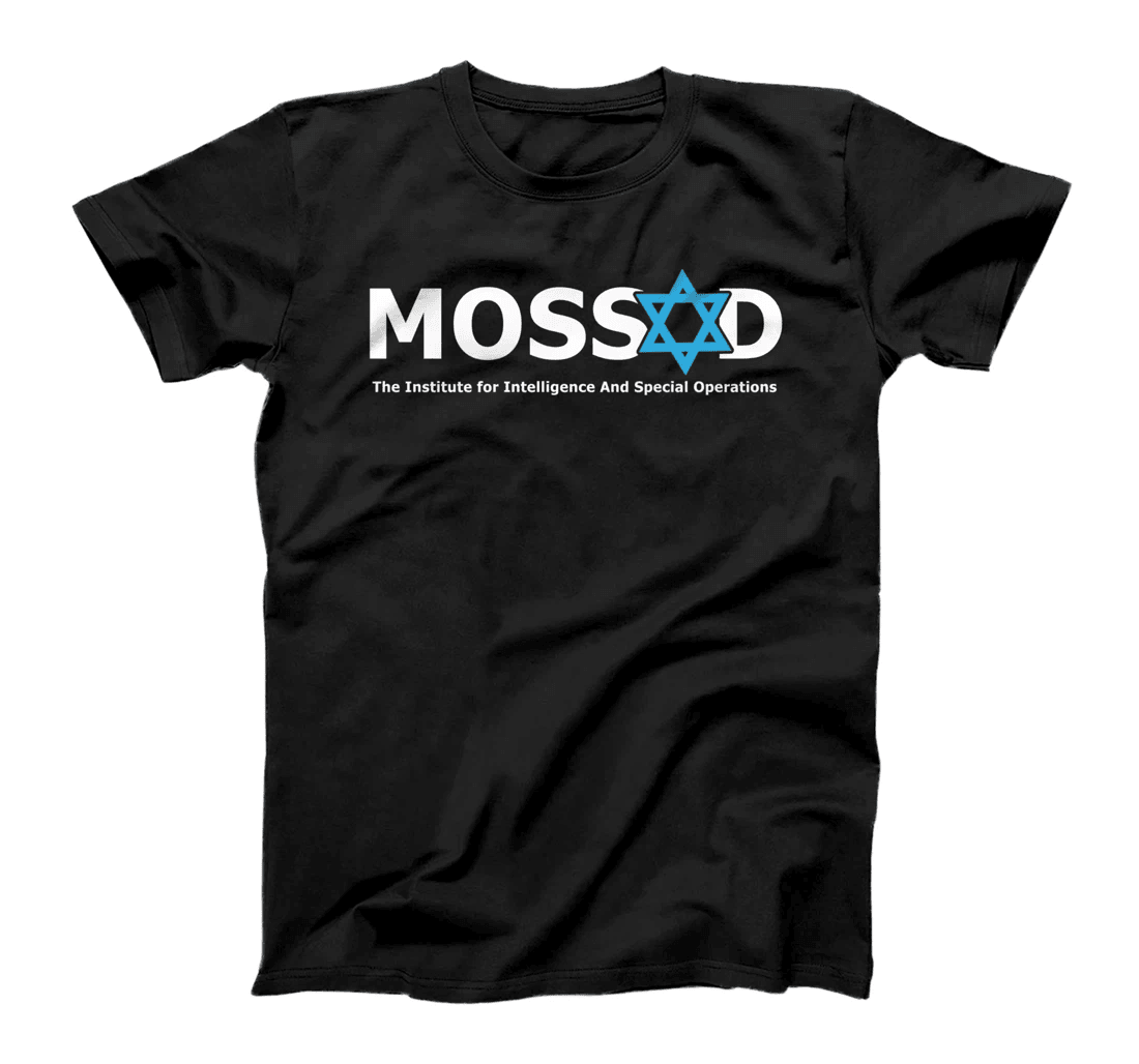 Mossad T-Shirt For Fun IDF Israel Secret Service Military T-Shirt