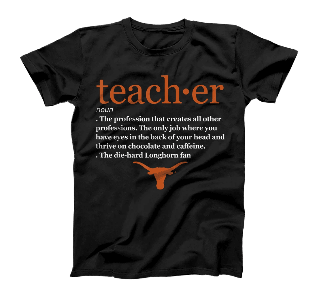 Texas Longhorns Teacher Definition - Apparel T-Shirt