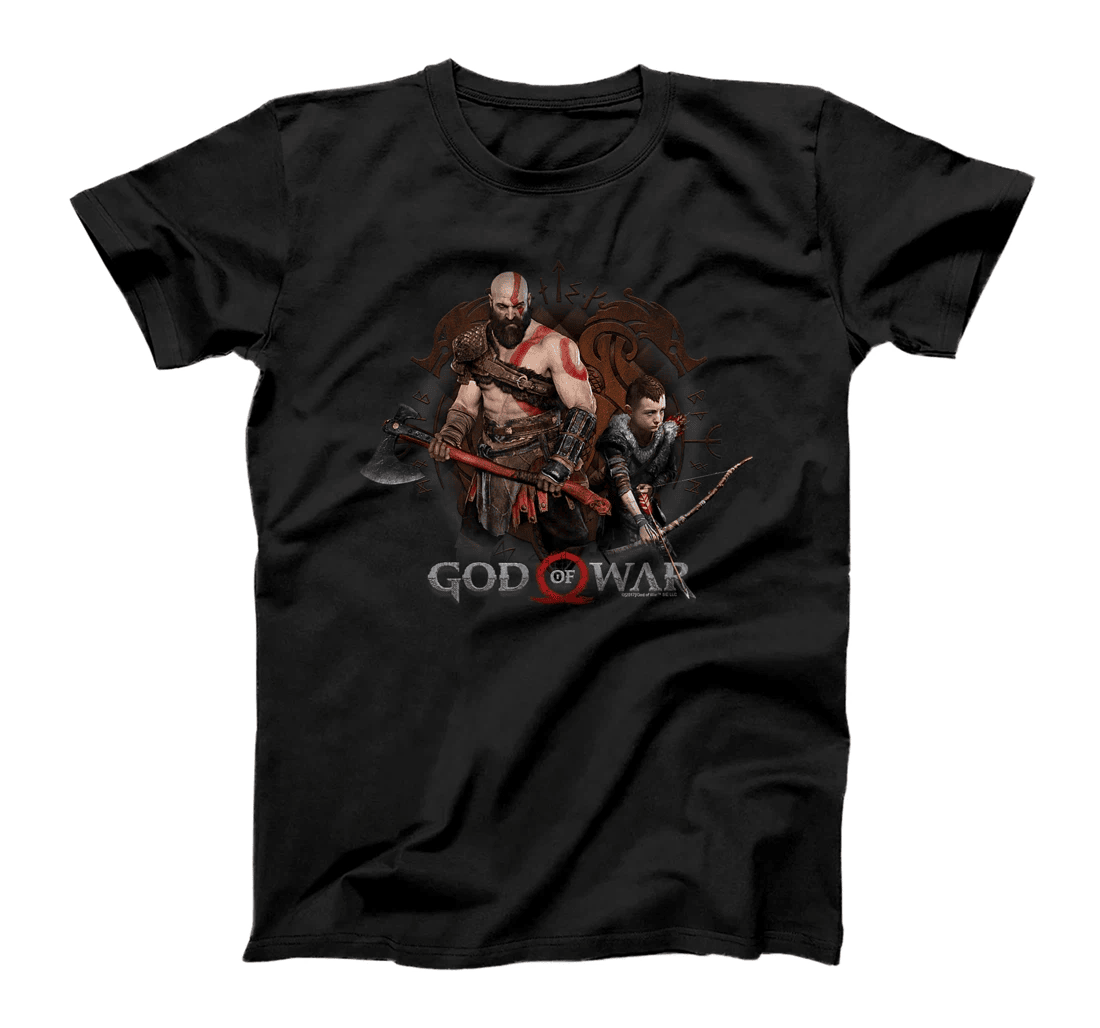 God of War Kratos and Son Ready T-shirt T-Shirt