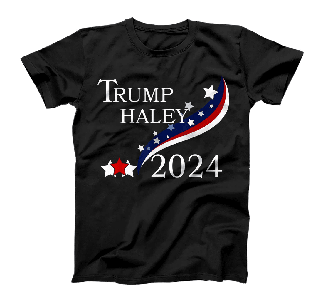 Donald Trump Nikki Haley 2024 Presidential Election Politics T-Shirt