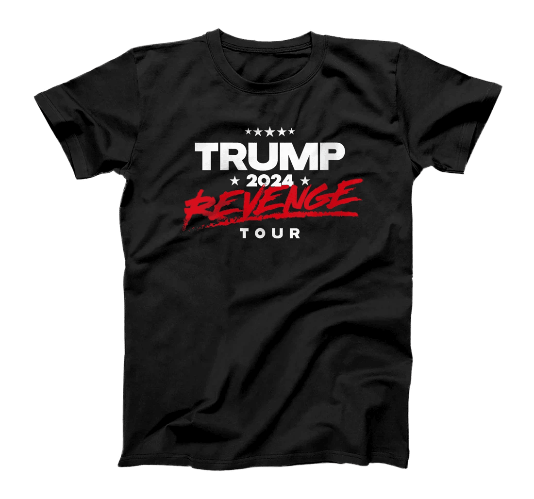 Womens Trump 2024 Revenge Tour Funny Ultra Maga Political Election T-Shirt