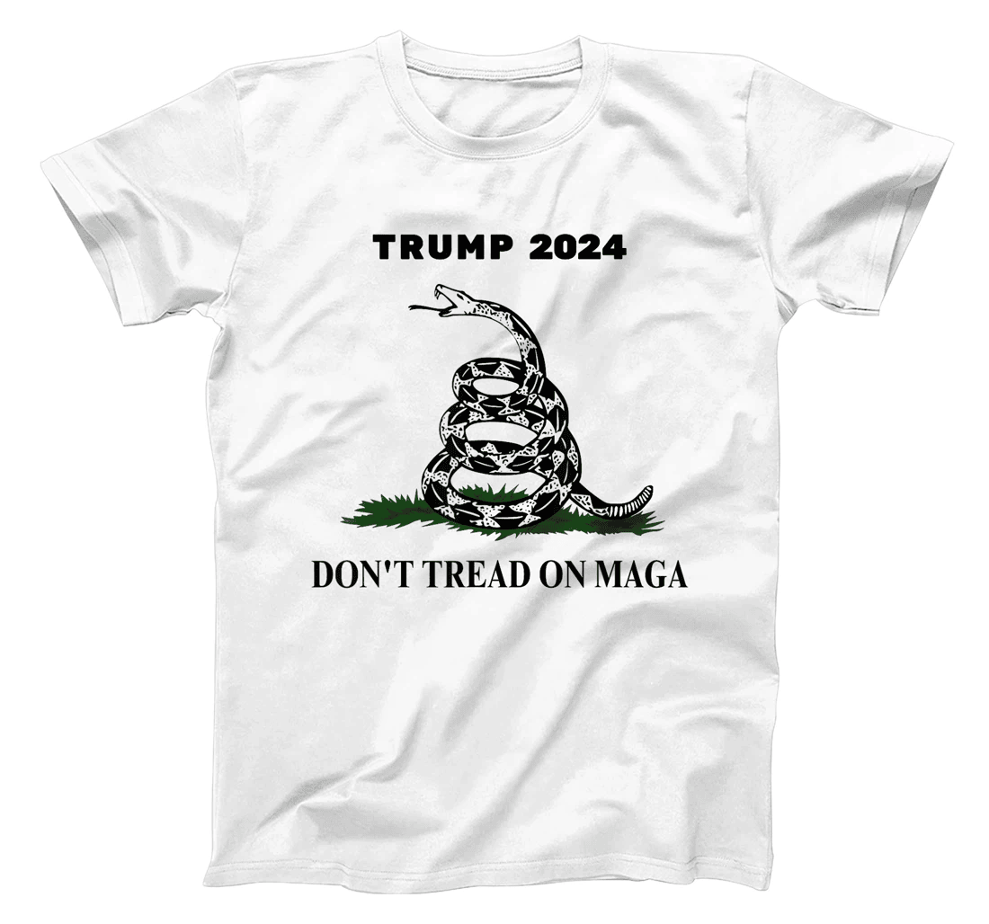 Trump 2024 Don't Tread On MAGA Snake Rattlesnake On Grass T-Shirt