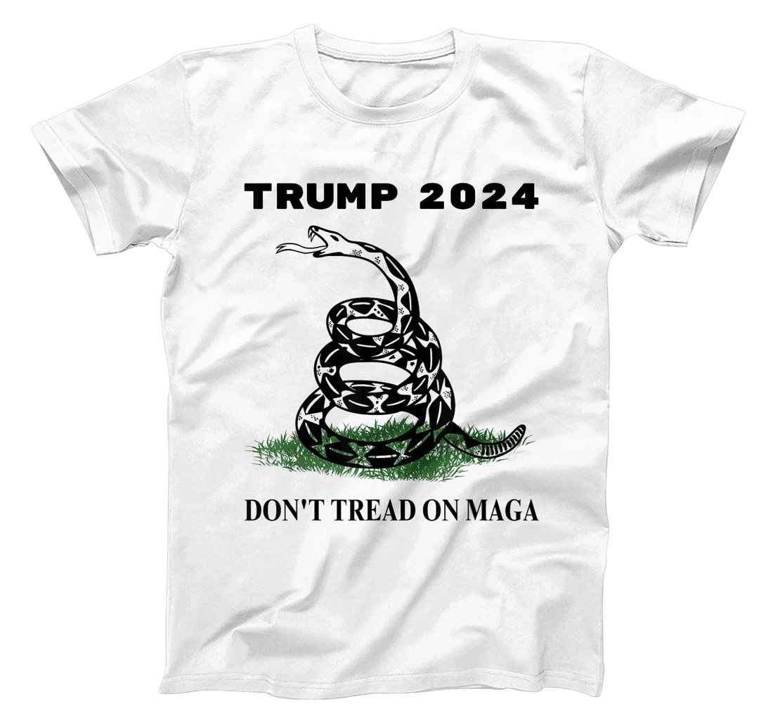 Trump 2024 Don't Tread On MAGA Snake Rattlesnake On Grass T-Shirt