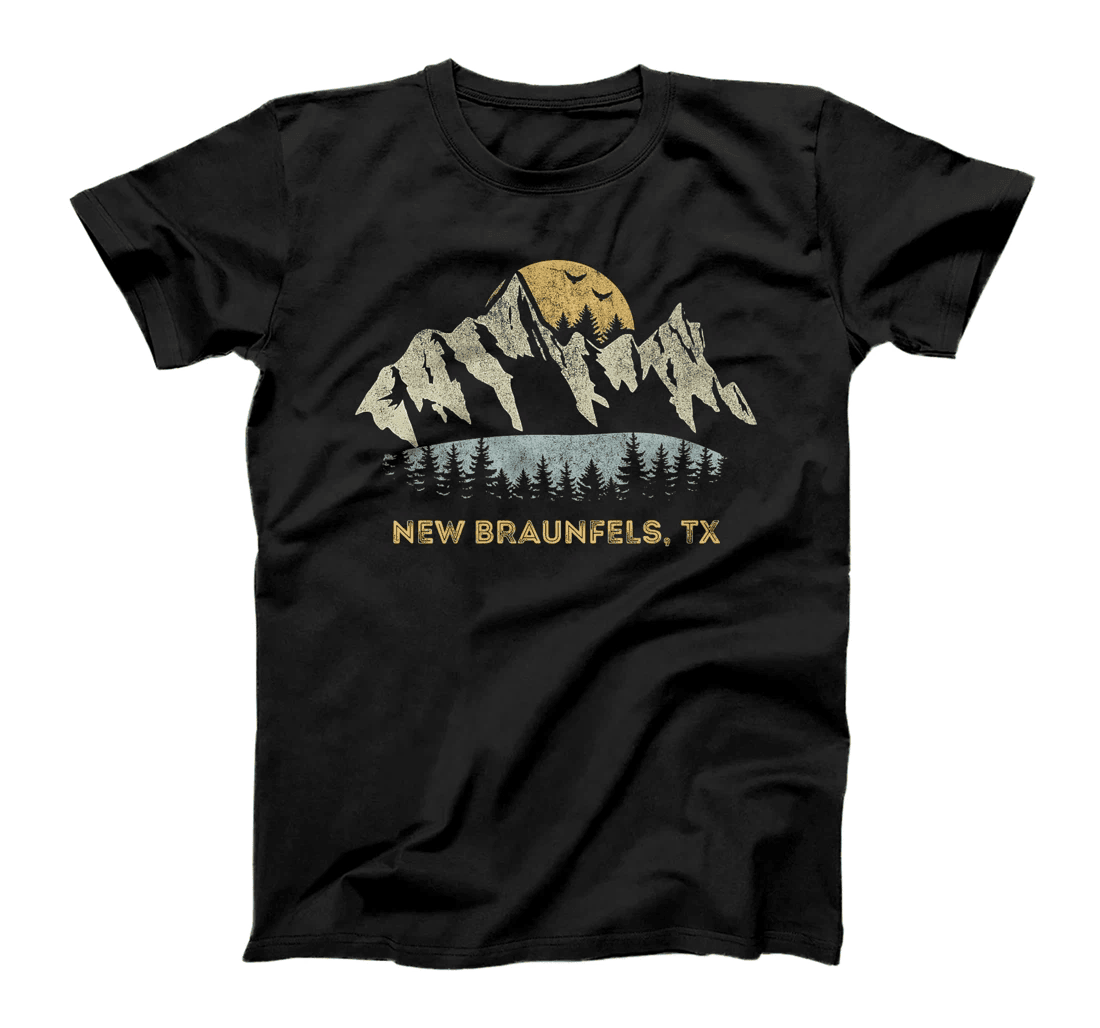 New Braunfels Texas Mountain Sunset Sunrise TX Premium T-Shirt