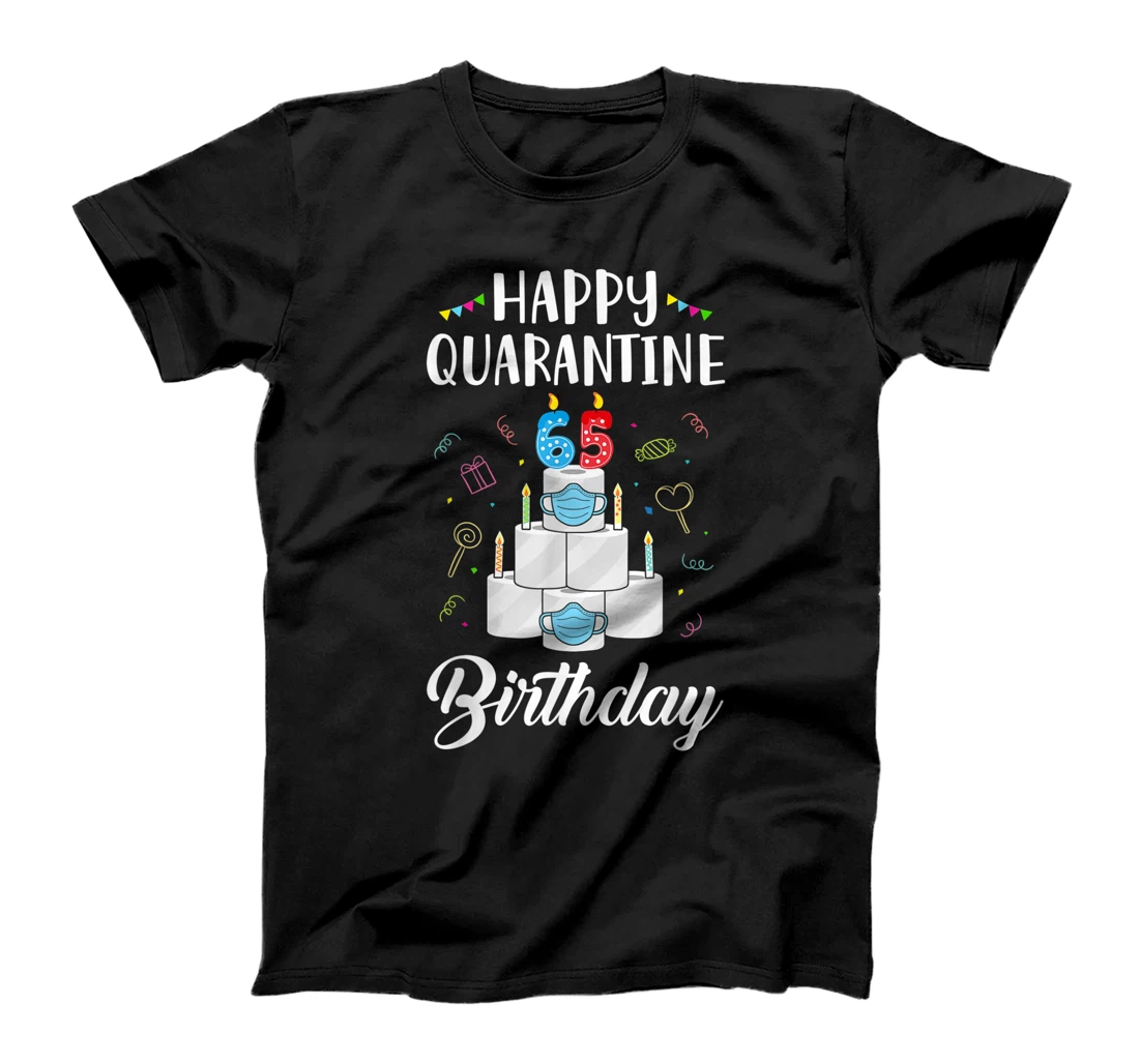 65th Birthday Gift Idea 1955 Happy Quarantine Birthday T-Shirt