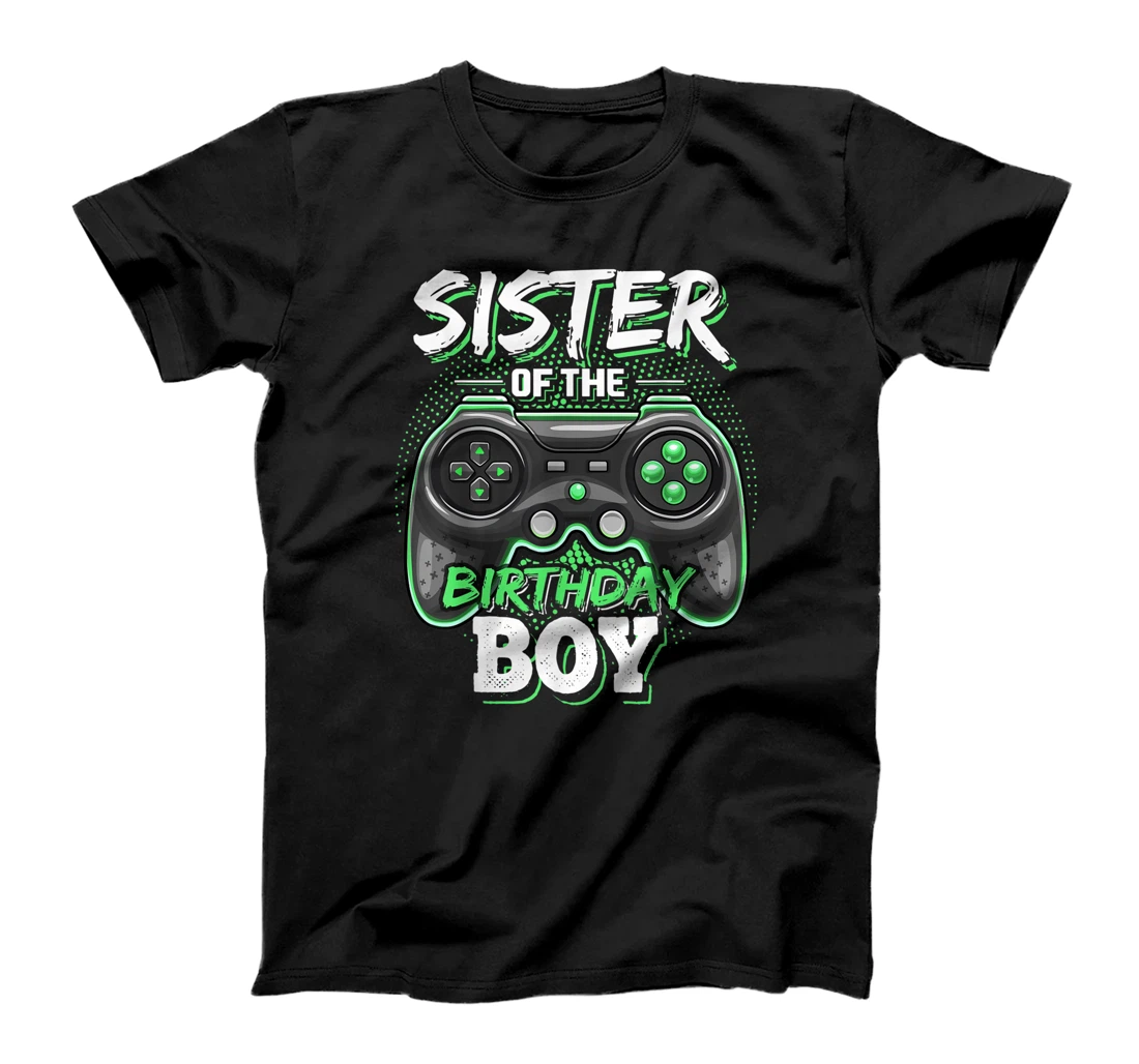 Sister of the Birthday Boy Matching Video Game Birthday T-Shirt