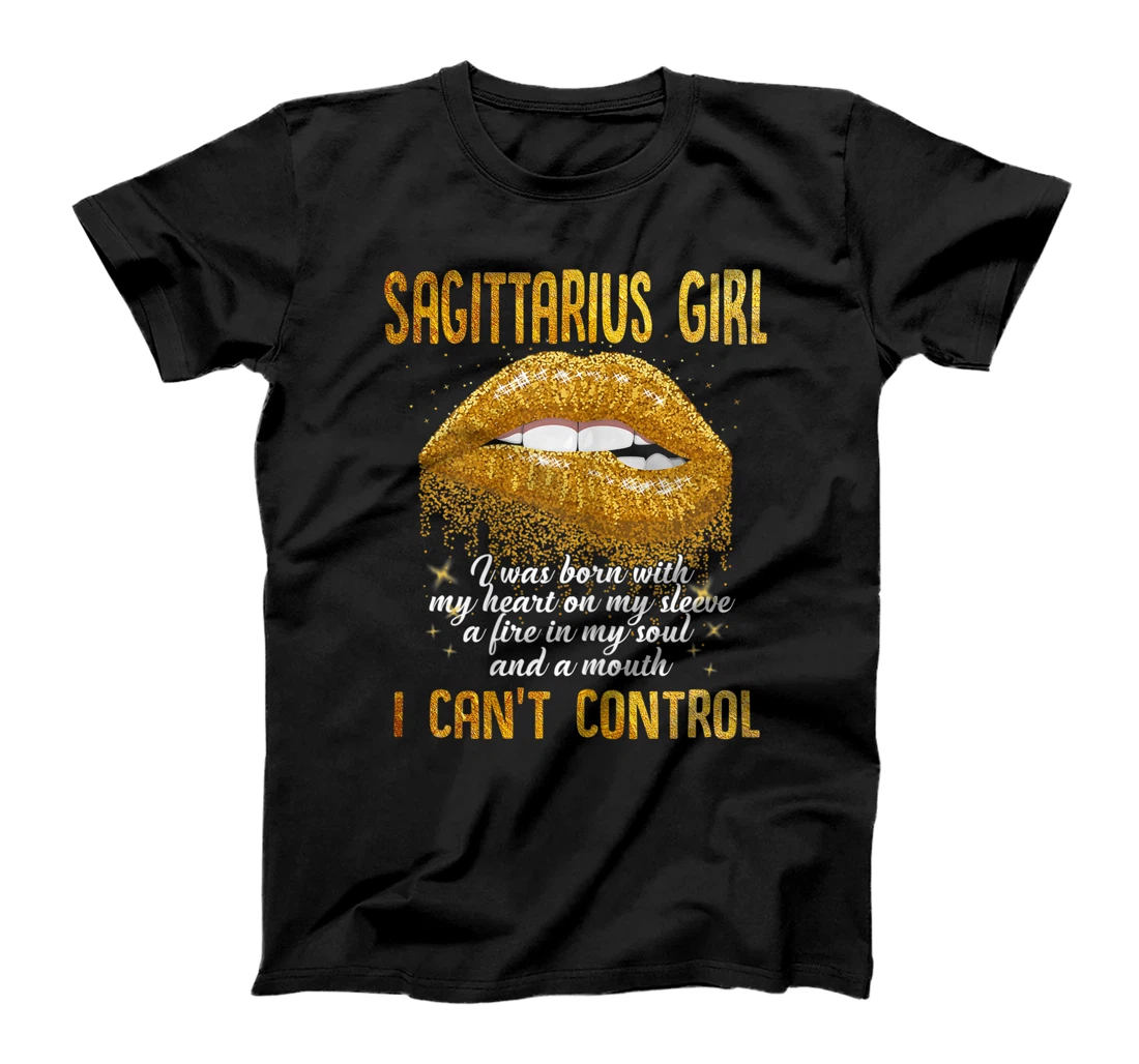 I'm A Sagittarius Girl Shirt Funny Birthday Gift For Women T-Shirt