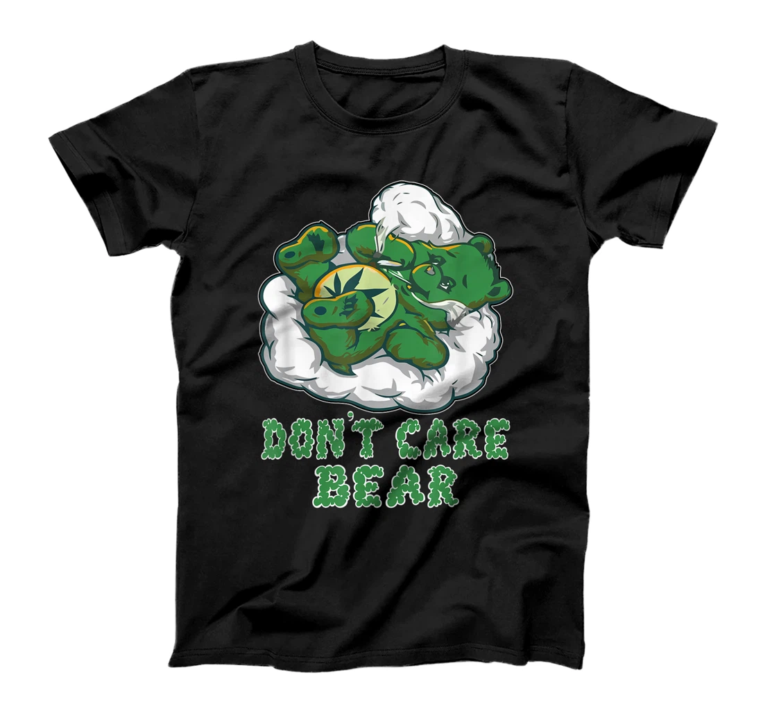 Funny Bear Smoking Weed Cannabis Marijuana 4:20 Stoner Gift T-Shirt