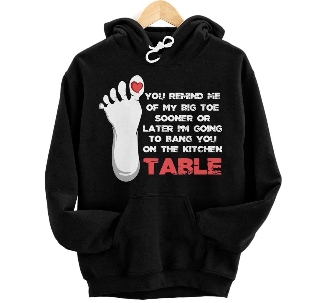 Big Toe Single or In A Relationship Pullover Hoodie