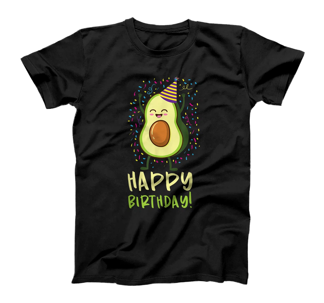 Happy Birthday Avocado Birthday Gift T-Shirt