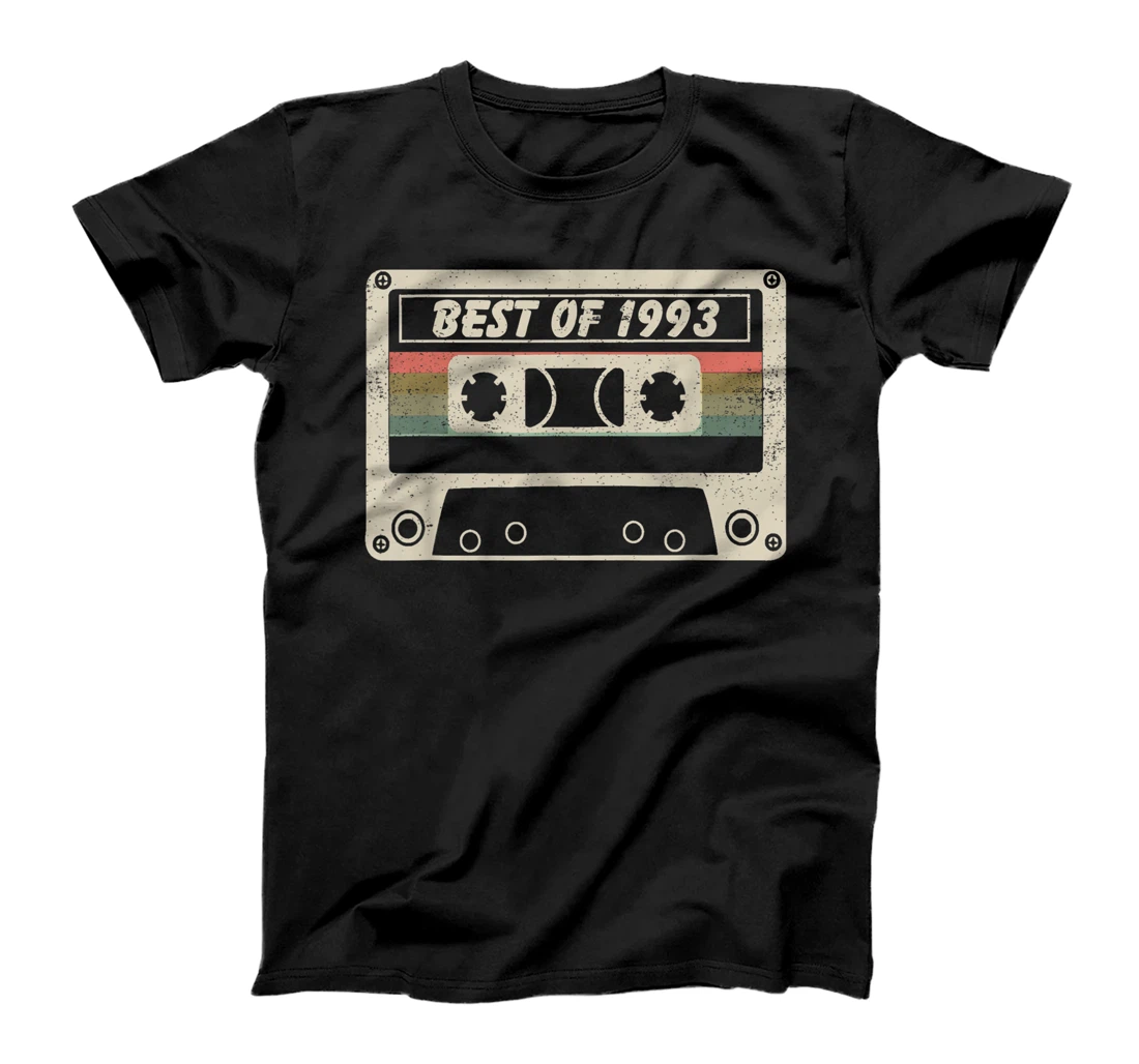 Vintage Best Of 1993 27 Years Old Birthday Cassette T-Shirt