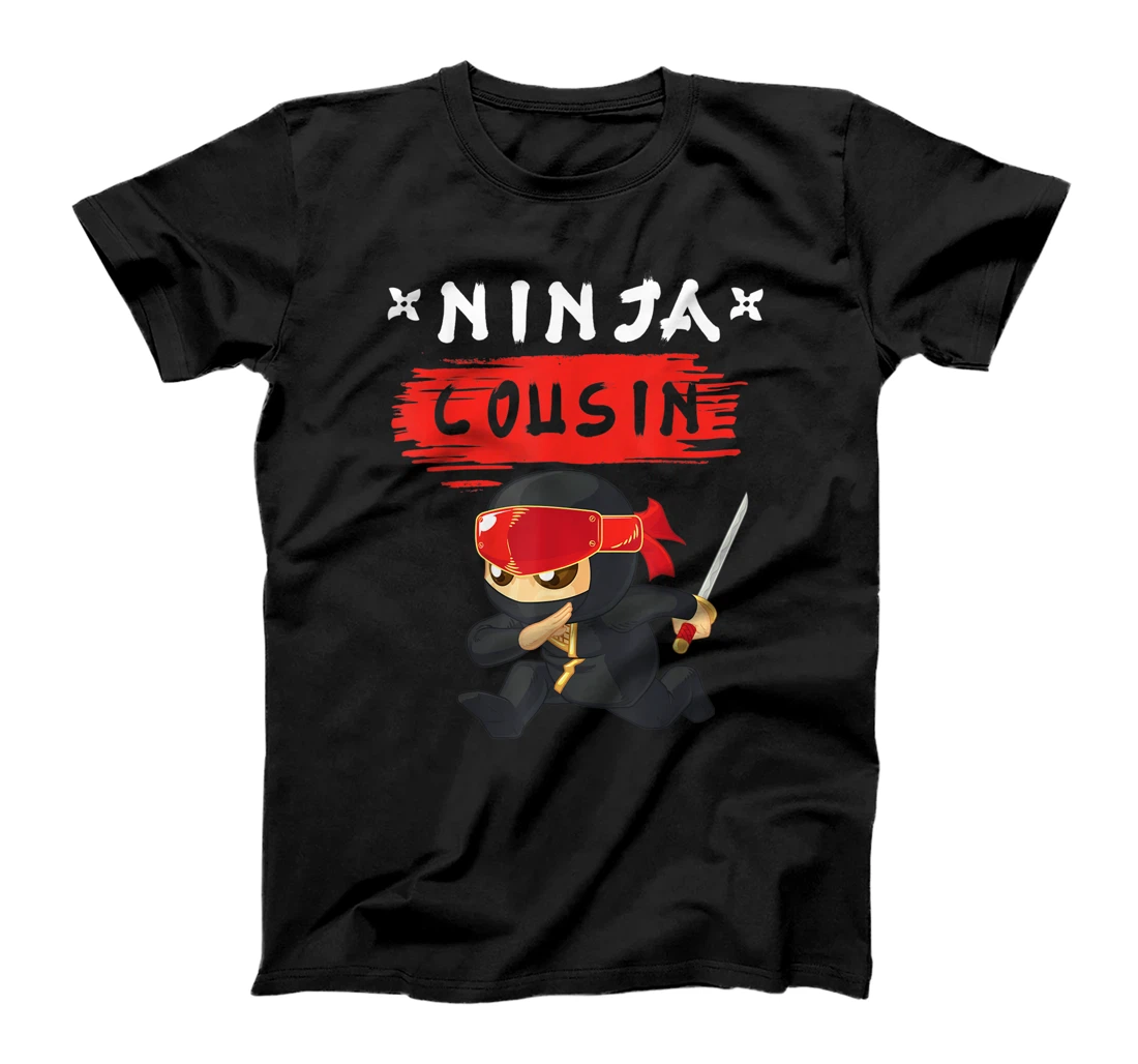 Ninja Cousin Birthday Party Funny ninja Siblings Gift Idea T-Shirt