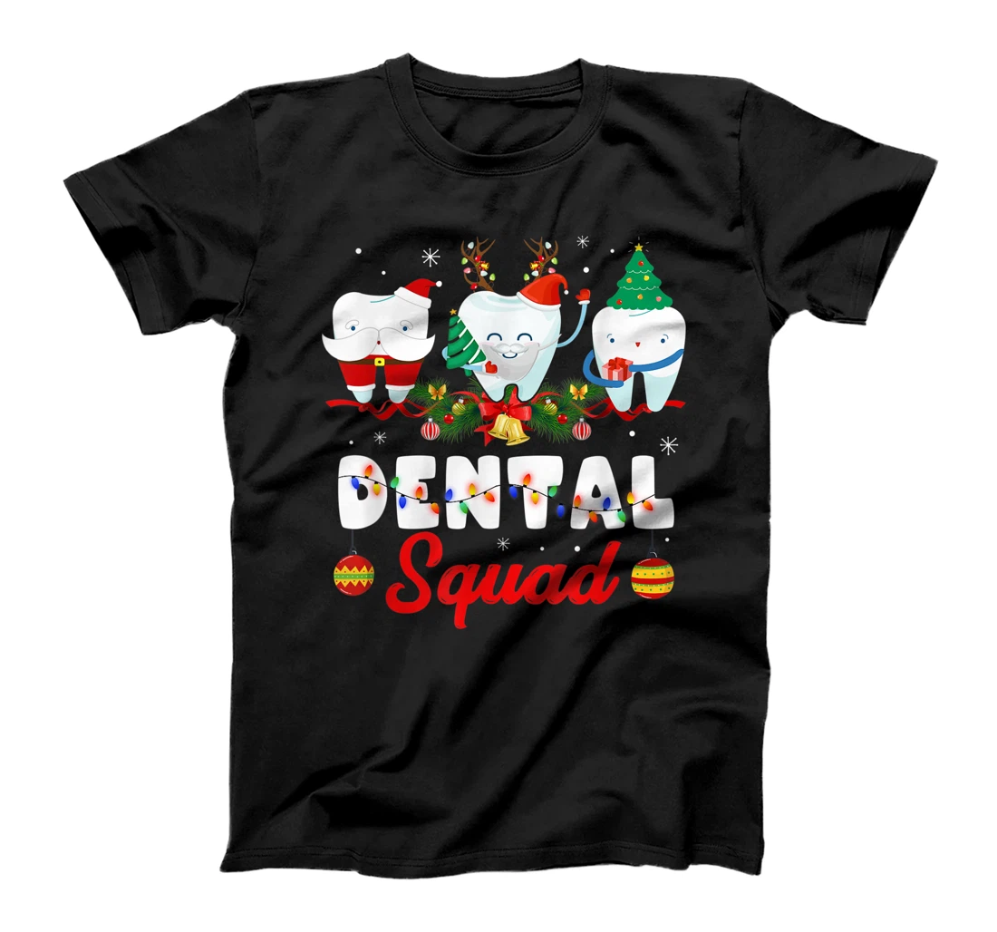 Dentist Christmas Dental Squad Funny Christmas T-Shirt