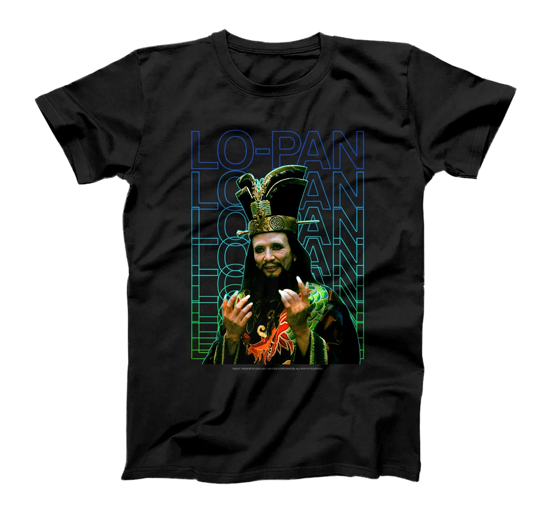 Big Trouble In Little China Lo-Pan Text Stack Portrait Premium T-Shirt