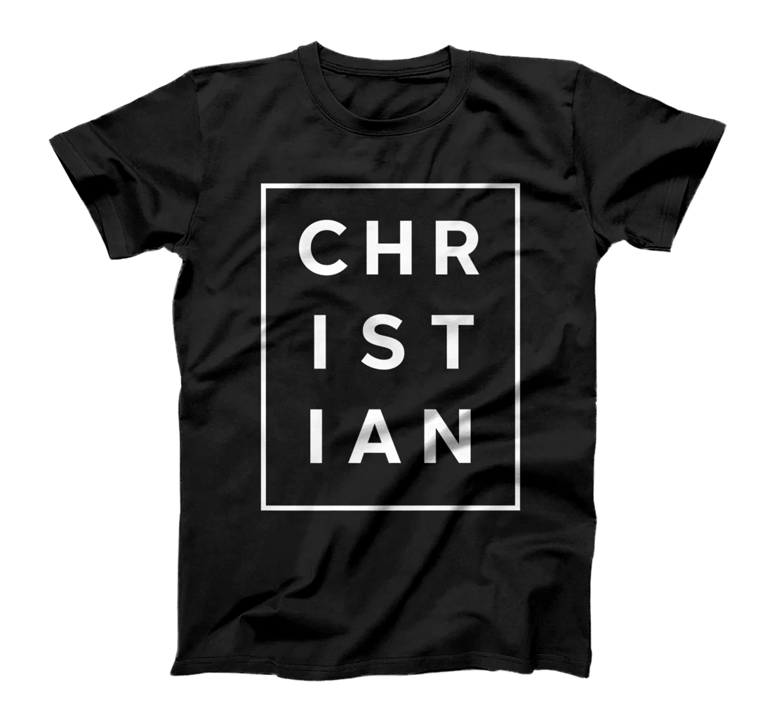 9 Letter Christian Word Box Design Premium T-Shirt