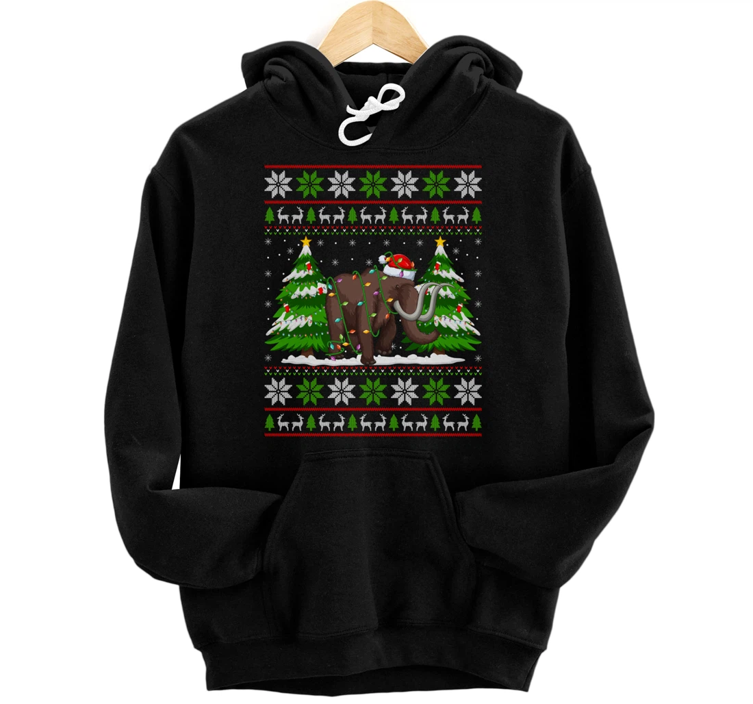 Personalized Woolly Christmas Lights Xmas Ugly Sweater Christmas Pullover Hoodie