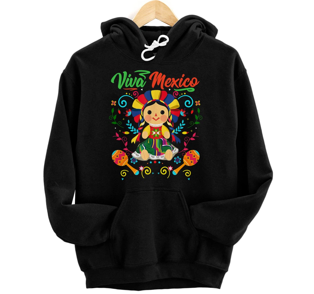 Personalized Viva Mexico Mexican Pride Independence Day I Love Mexico Pullover Hoodie