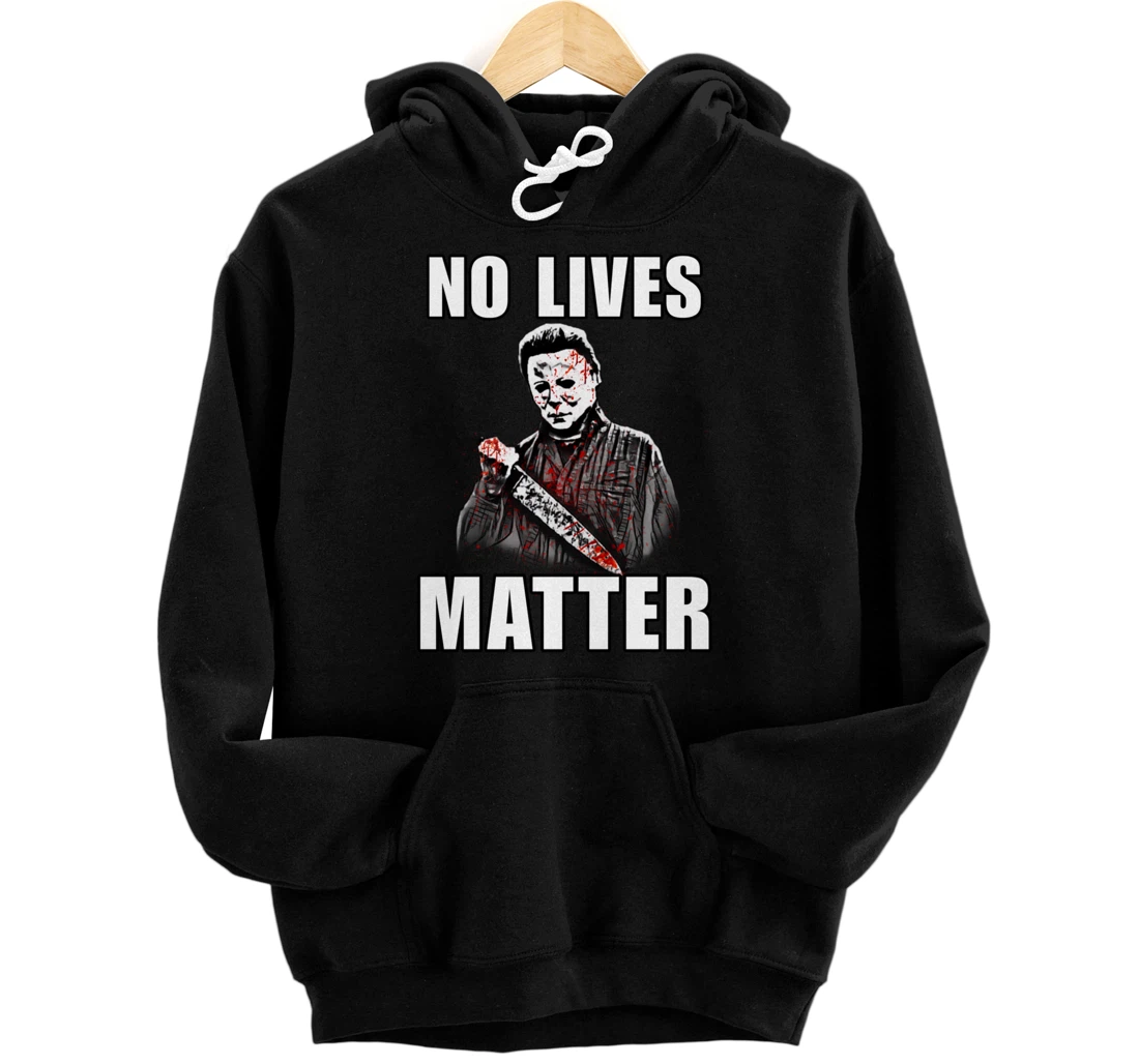 Personalized Halloween No Lives Matter Spooky Decor For Scary Halloween Pullover Hoodie