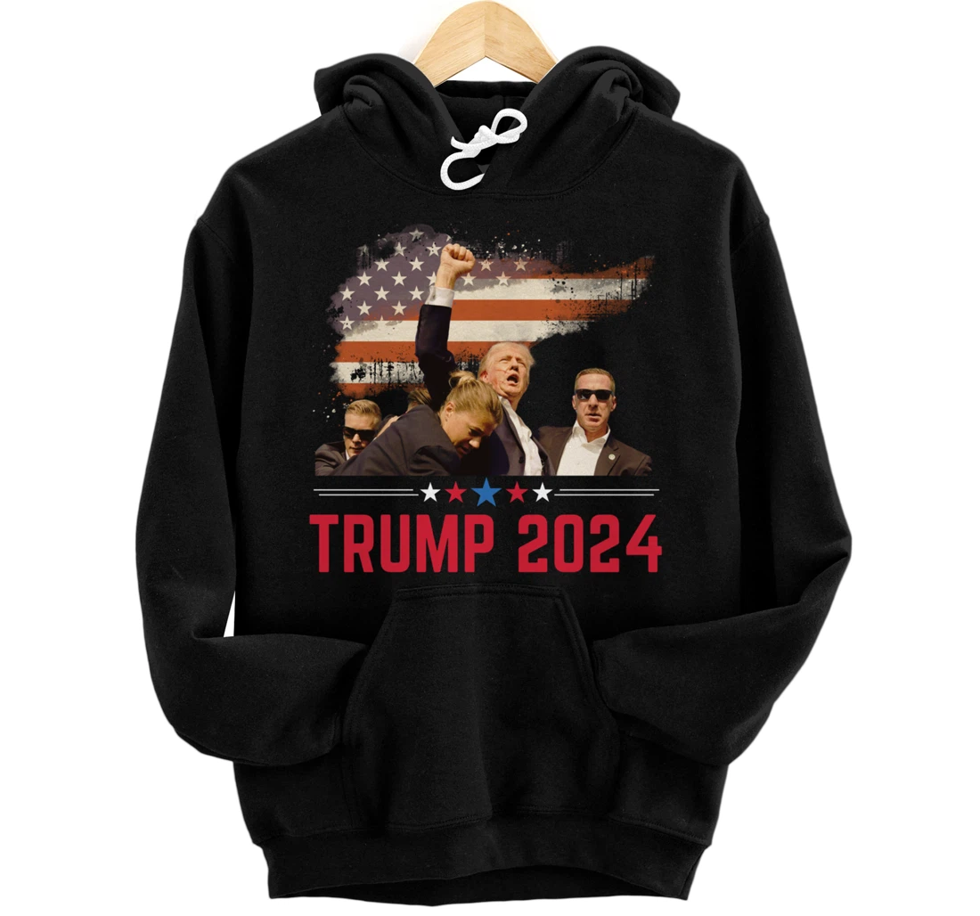 Personalized President Trump Trending Political Trump 2024 Election Pullover Hoodie