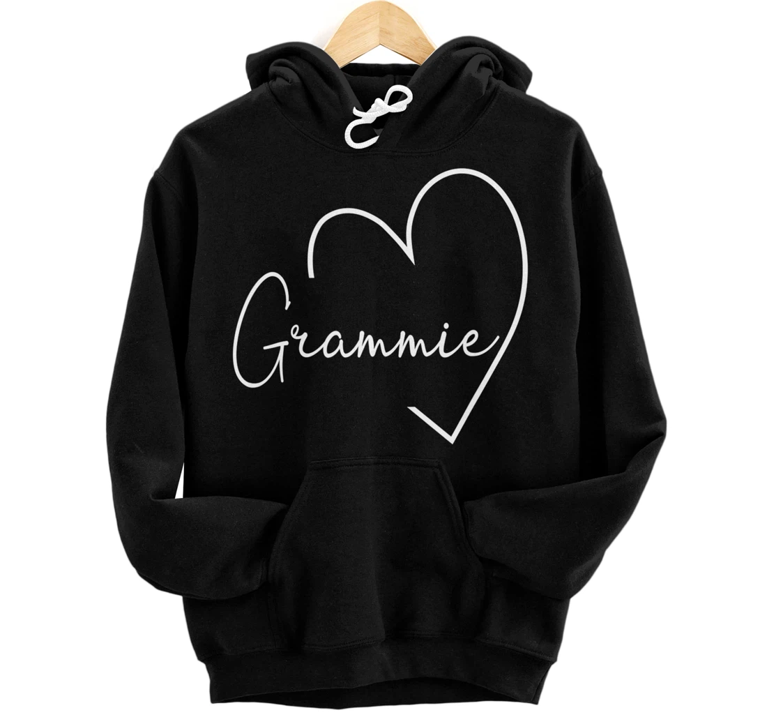 Personalized Grammie Heart For Women Grandma Christmas Mother's Day Pullover Hoodie