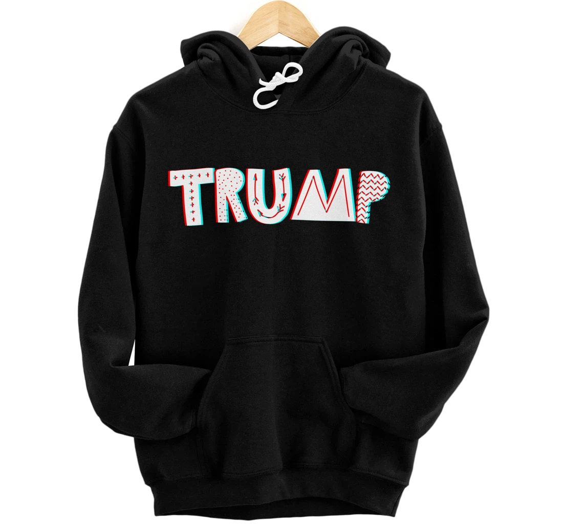 Personalized Trump 2024 Friends American women patriotic halloween Pullover Hoodie